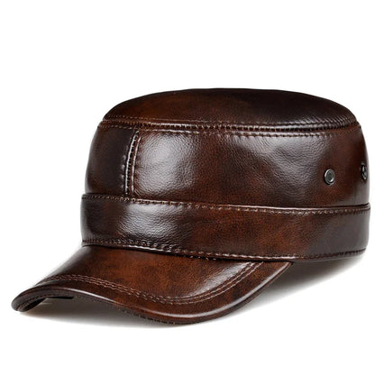 Men’s Genuine Leather Baseball Cap