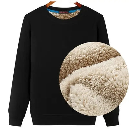 Men’s Thick Fleece Winter Sweatshirt