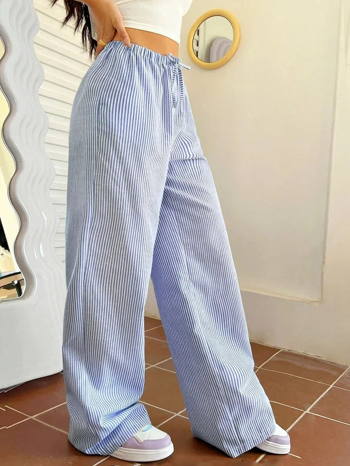 Autumn & Winter Women’s Striped Casual Pants