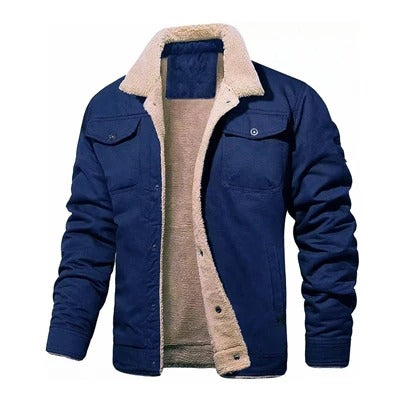 Men's Thermal Fleece Windbreaker Jacket